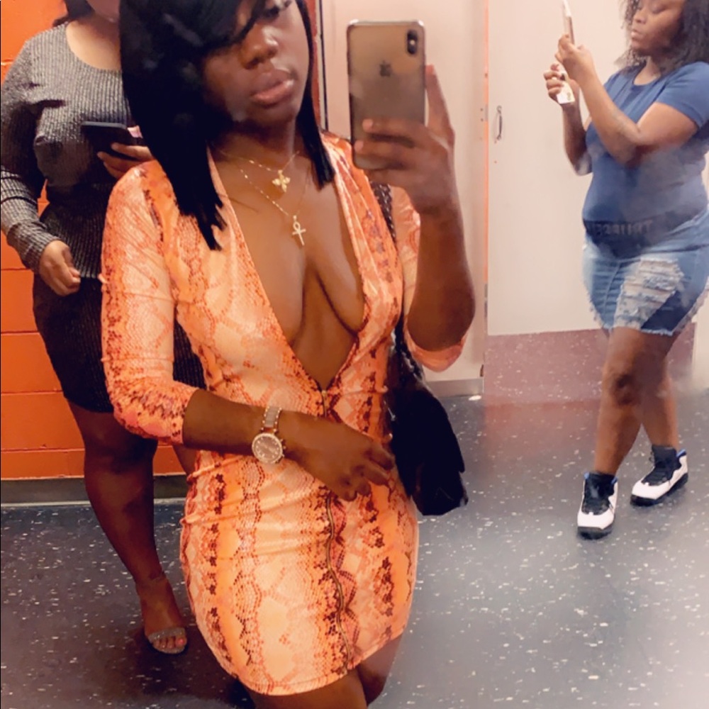 Open Cut Dress